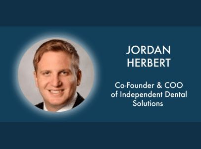 Portrait of Jordan Herbert, CoFounder and COO of Independent Dental Solutions